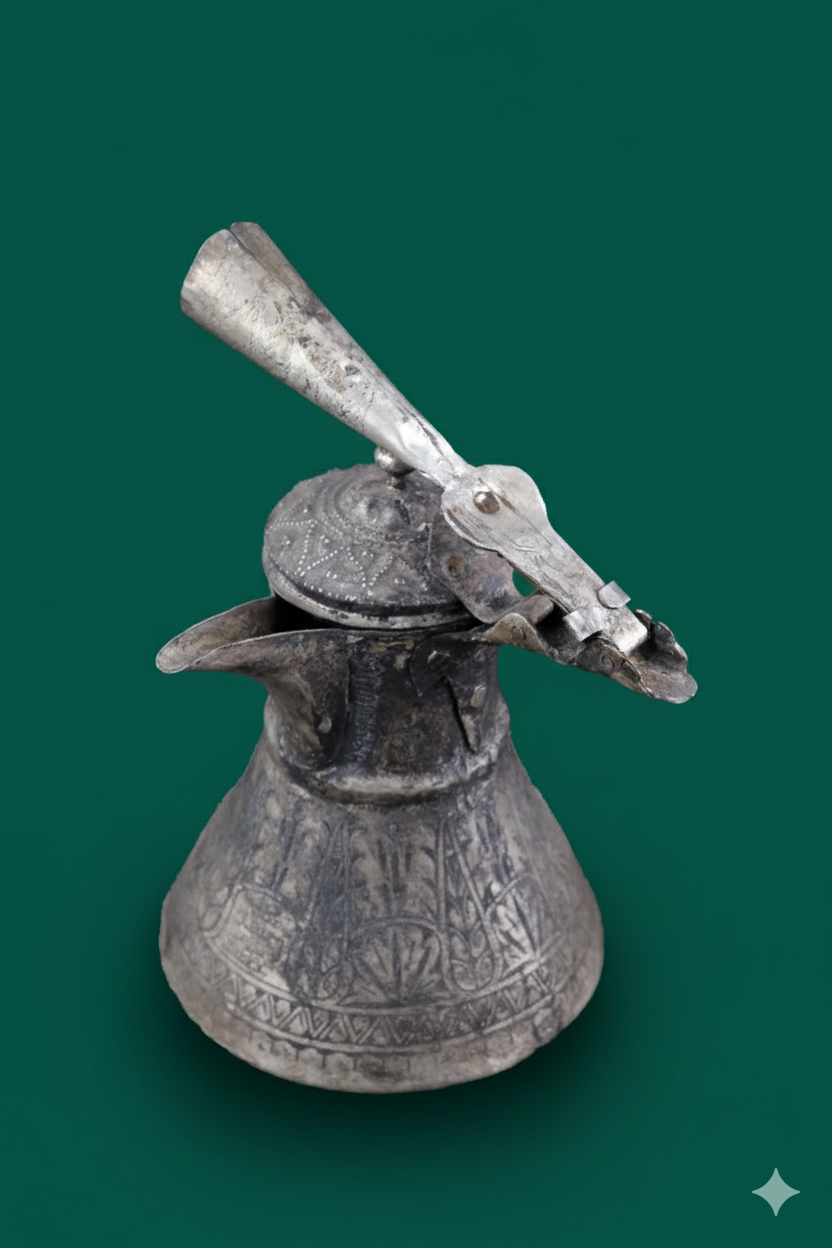 Katlanır Saplı Cezve Osmanlı 19.yy